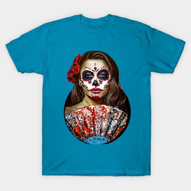 Day of the Dead T-Shirt by xzaclee16